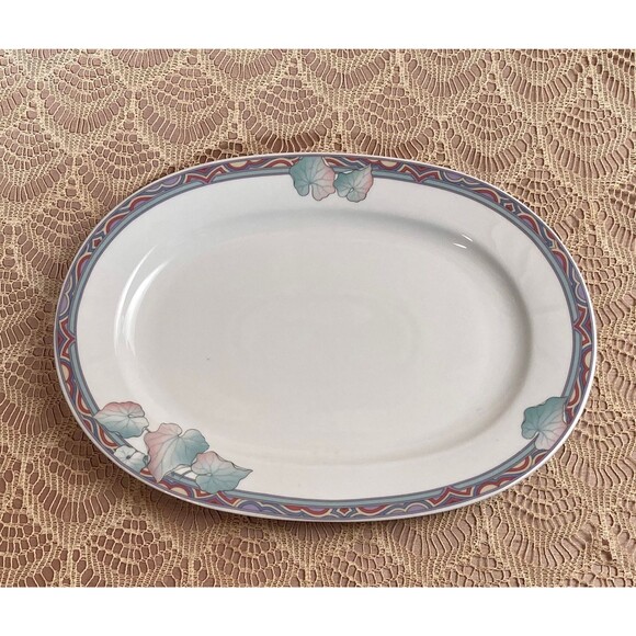 Vintage 1980s Graf Von Henneberg Platter 80s Art Deco Revival Home Decor - Picture 2 of 3